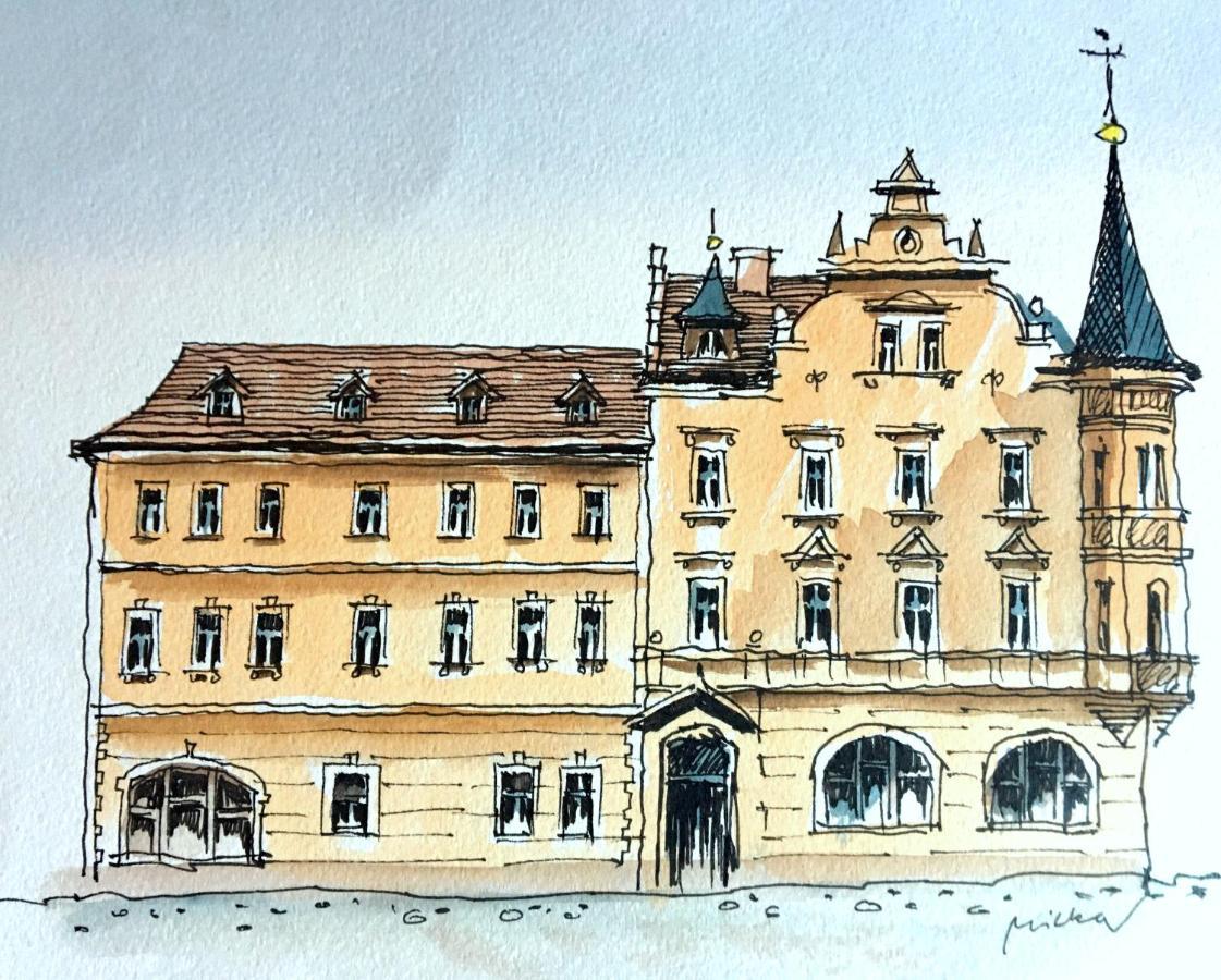 Hotel U Bileho Kone Loket Exterior foto